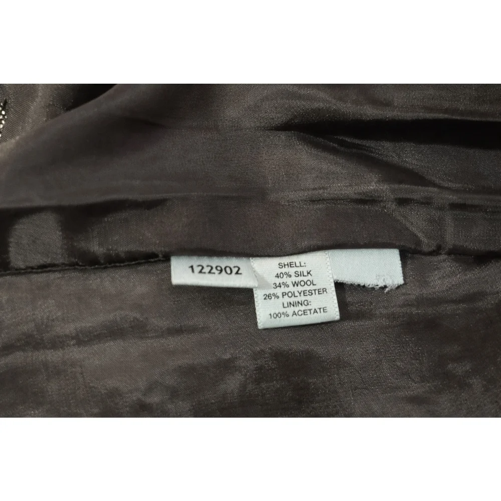 Ann Taylor LOFT Brown Black Tweed Sleeveless Dress Size 6 - Picture 8 of 8